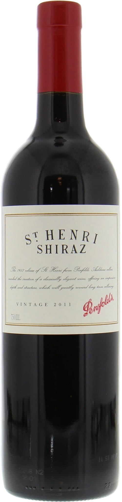 Penfolds St Henri 2011 Shiraz Wine